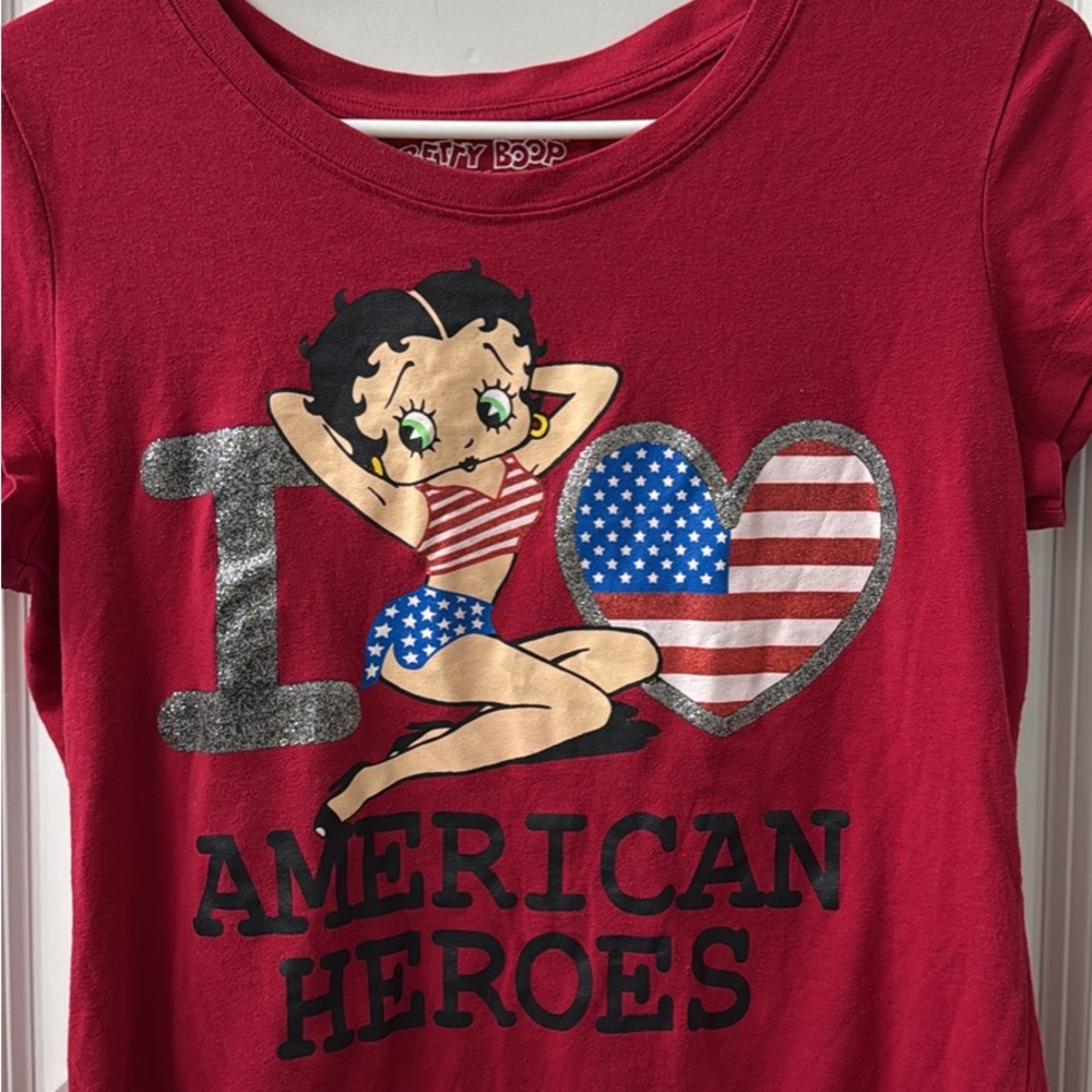Betty Boop Vibrant Red Tee